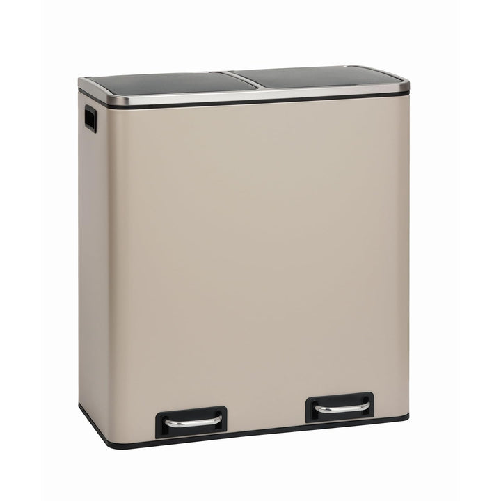 SVITA TM2X30 Treteimer 60 Liter Abfalleimer Mülleimer Design Mülltrennung Papierkorb Küchen-Ordnung