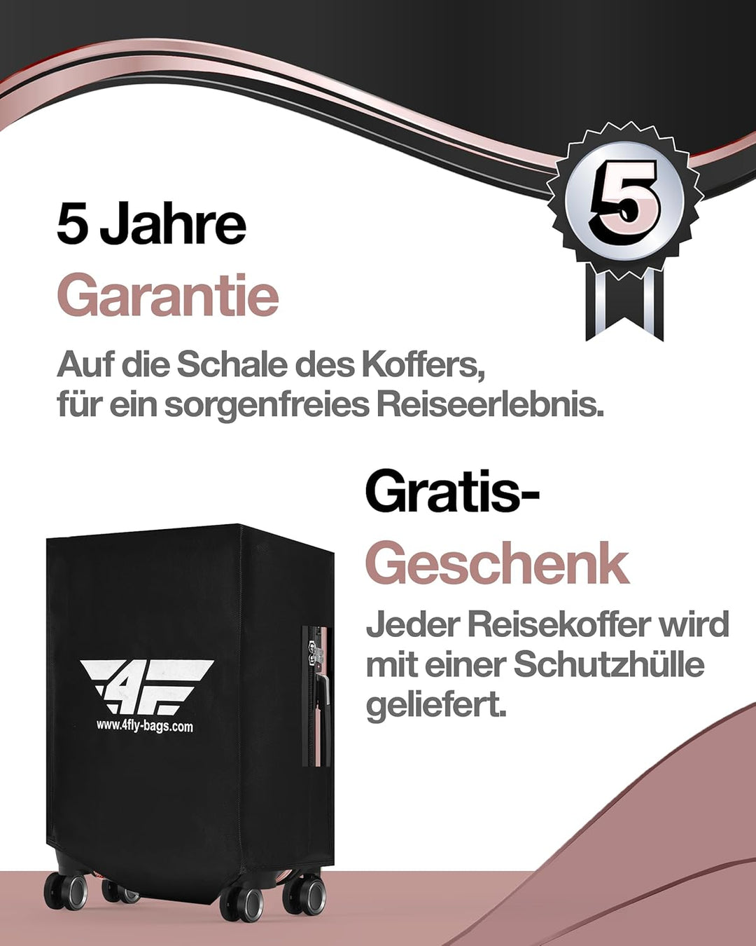 Aluminium-Rahmen Hartschalen-Reisekoffer Set 3-teilig Ultraleicht (M/L/XL) – TSA-Schloss, 4 Spinner-