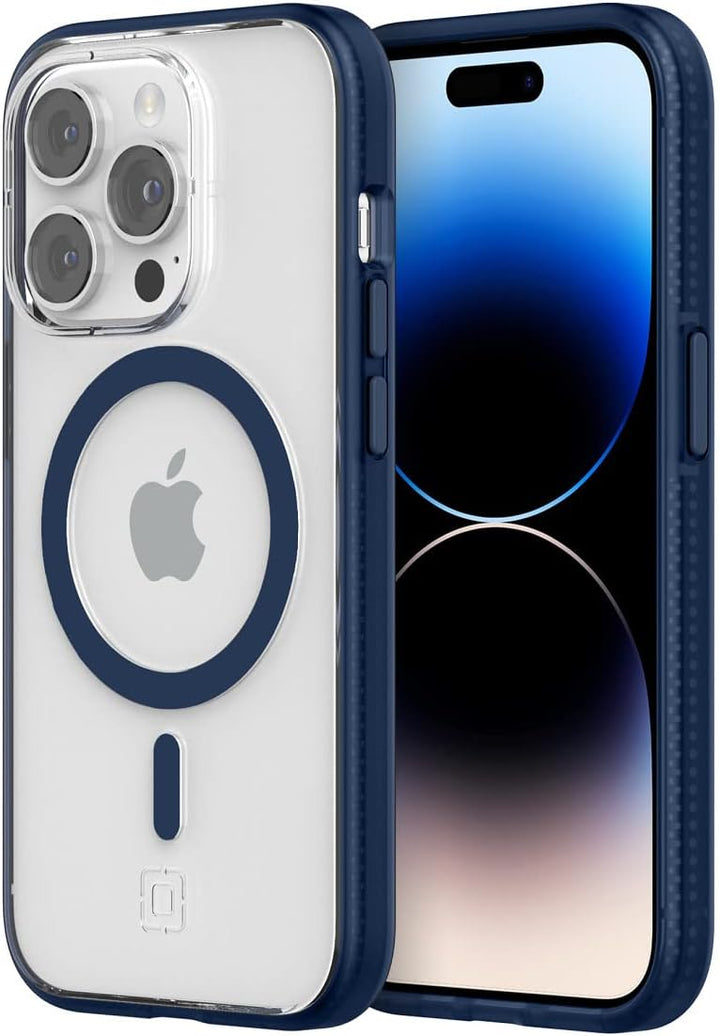 Incipio Idol for MagSafe Handyhülle für iPhone 14 Pro, Mitternachtsmarine/Klar, Mitternachtsmarine/K