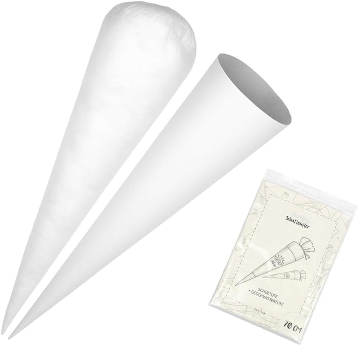 Set Rohling + Kissen für Schultüte inkl. Schnittmuster 70 cm 85 cm DIY Bastelset Nähset (70 cm), 70