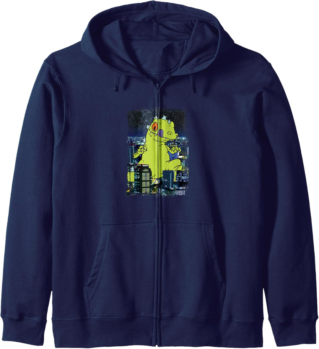 Rugrats Reptar In The City Photoreal Kapuzenjacke