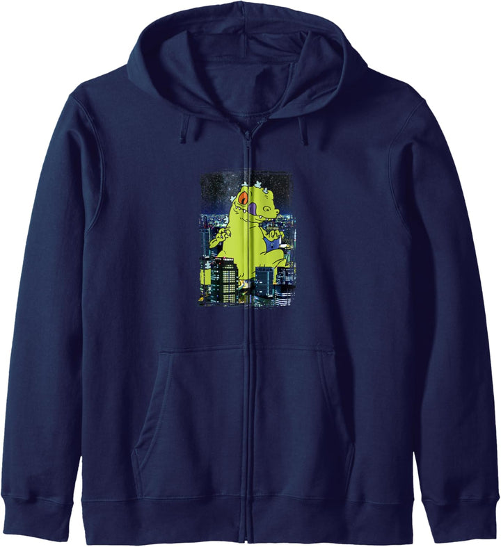 Rugrats Reptar In The City Photoreal Kapuzenjacke