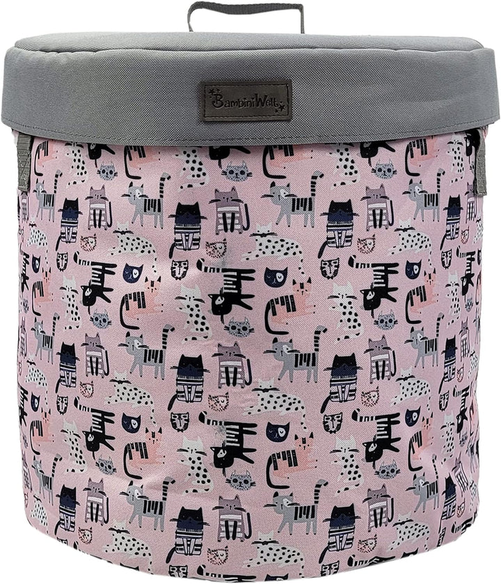BAMBINIWELT Kinder Aufräumsack Spieldecke Spielzeug-Tasche Aufbewahrung-Beutel Spielzeugaufbewahrung