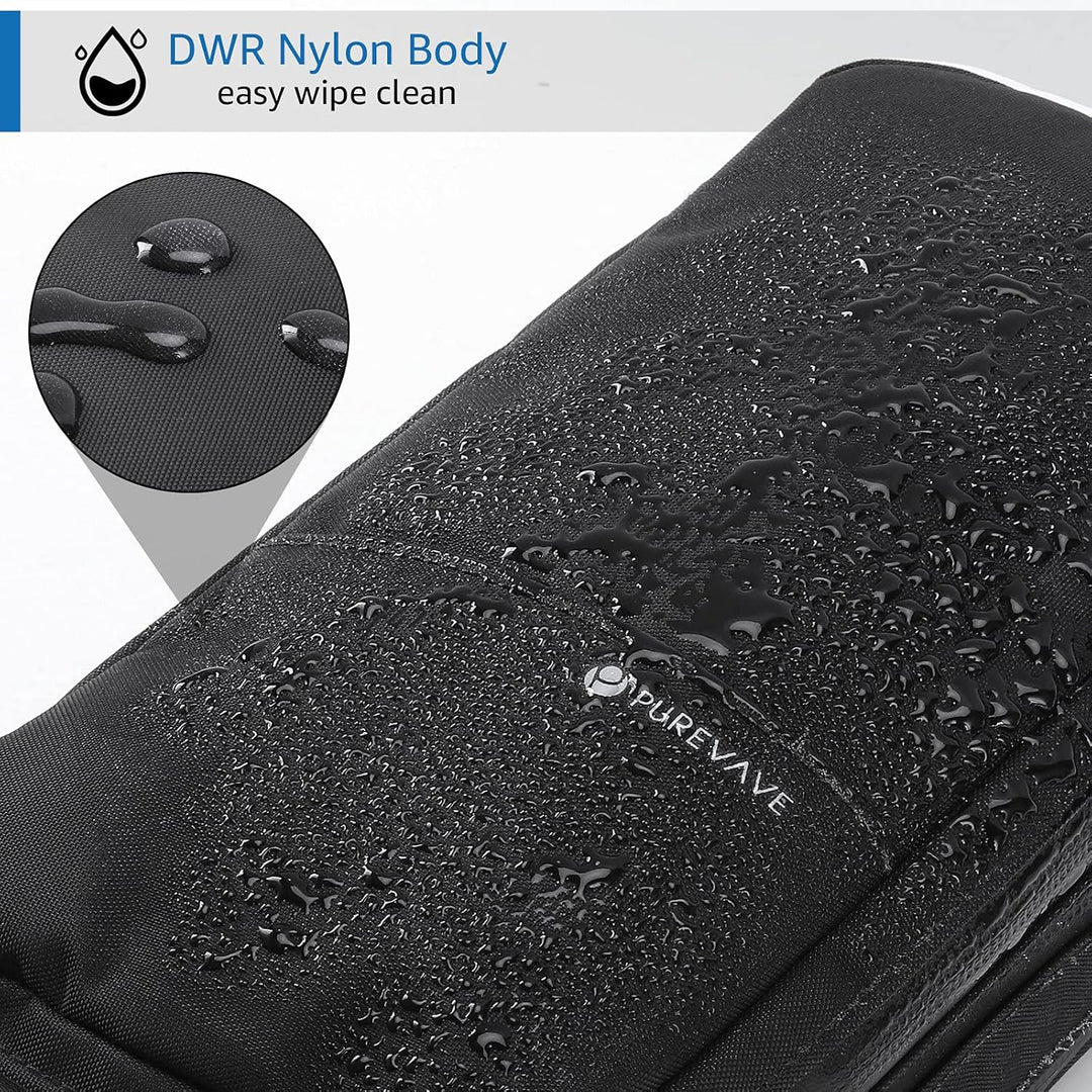 Purevave Kompakte Herren Kulturbeutel zum Aufhängen, Herren Dopp Kit für Reisen, wasserdicht, Waschb