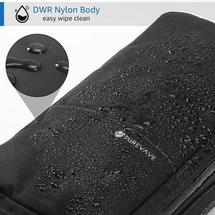 Purevave Kompakte Herren Kulturbeutel zum Aufhängen, Herren Dopp Kit für Reisen, wasserdicht, Waschb