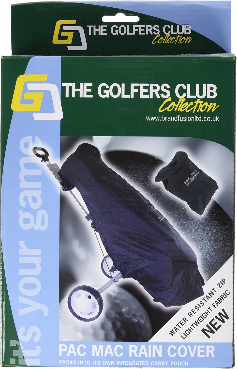 Golfers Club Regenhülle The Regenhülle verstärkte mit Tasche schwarz