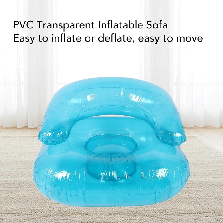 Transparenter Ergonomischer Blow -up -Stuhl, Verbesserung des Wohnraums Einzigartiger Aufblasbarer S