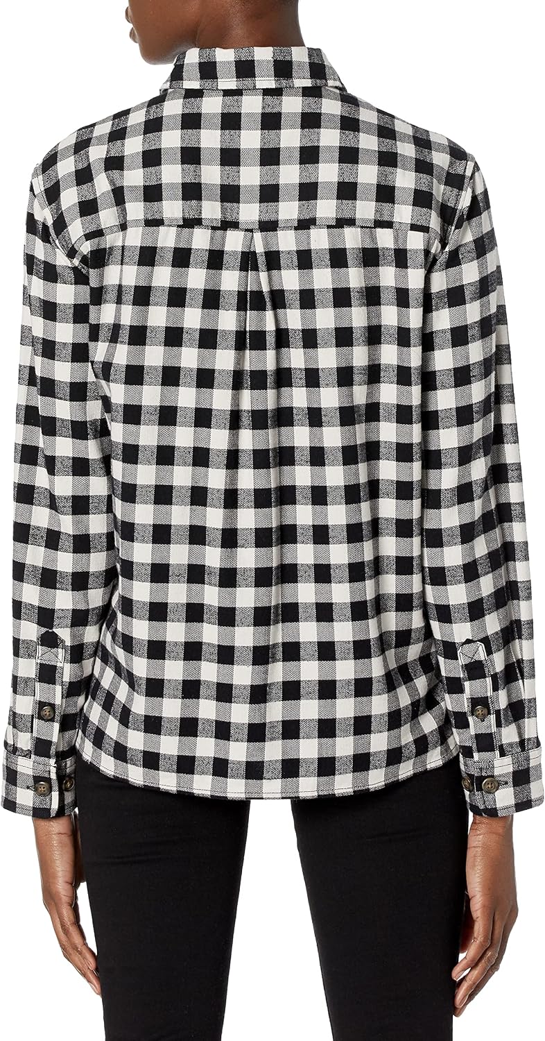 Carhartt Damen Rugged Flex Flannel Fit Shirt L Schwarz, L Schwarz