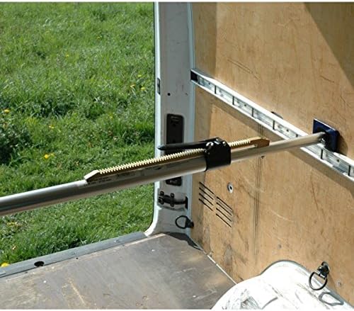 kuriershop 2 x Klemmbalken, Aluminium, 42 mm, verstellbar 1,68-2,05 m