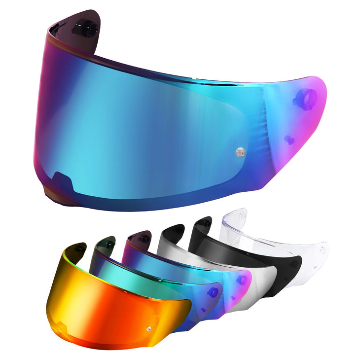 Helmvisier für LS2 FF328/FF353/FF800,Motorradhelm Visier,Motorrad Windschutz Helm Objektiv Visier Vo