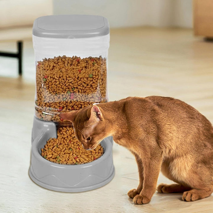 Automatischer Futterspender - Katzenfutter Und Wasser Automat 2 In 1 Für Haustiere - Reisefutterspen