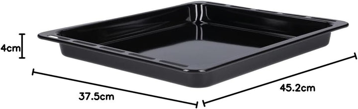 Bauknecht Whirlpool 481010657928 ORIGINAL Backblech Fettpfanne Blech Pfanne emailliert Herd Backofen