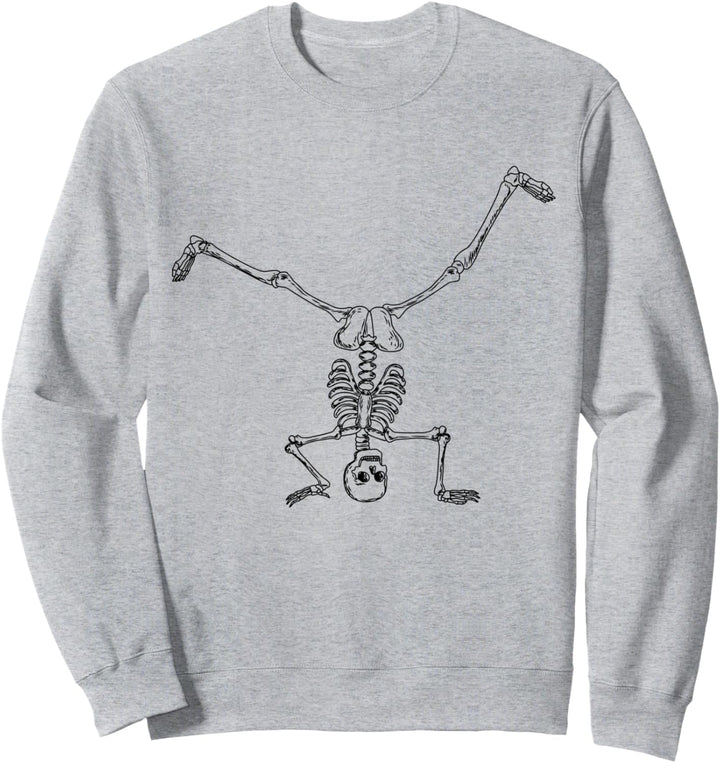 Breakdance Breakdancer Breakdancing Skelett Männer Kinder Sweatshirt