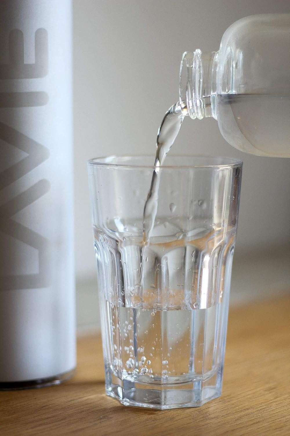LaVie 2GO Flasche aus Borosilikatglas, 500 ml, 2GO Wasserreiniger, 500 ml