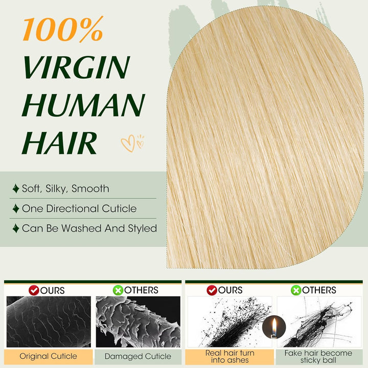 Elailite Echthaar Bündel, Haar Extensions Sew in Bundle Haarverlängerungen, Brasilianisches 100% Men