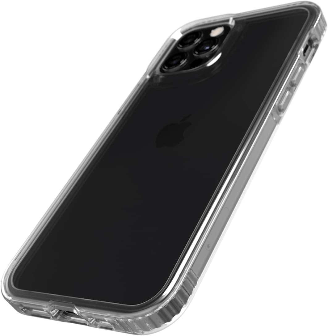 tech21 Evo Clear Schutzhülle für Apple iPhone 12 Pro Max 5G – Keimbekämpfung antimikrobielle Schutzh
