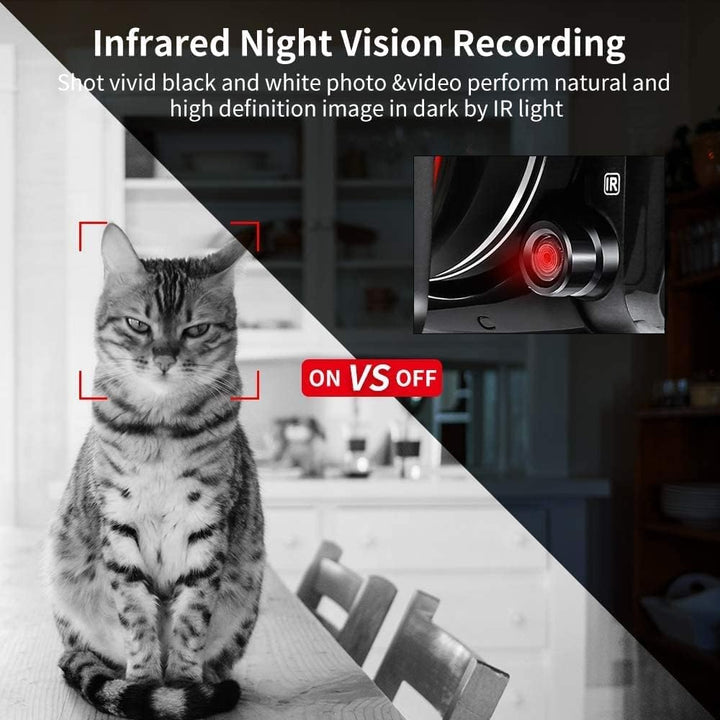ORDRO Videokamera 4K Camcorder WiFi Ultra HD Vlog Kamera für YouTube, IR Nachtsicht Video Recorder m