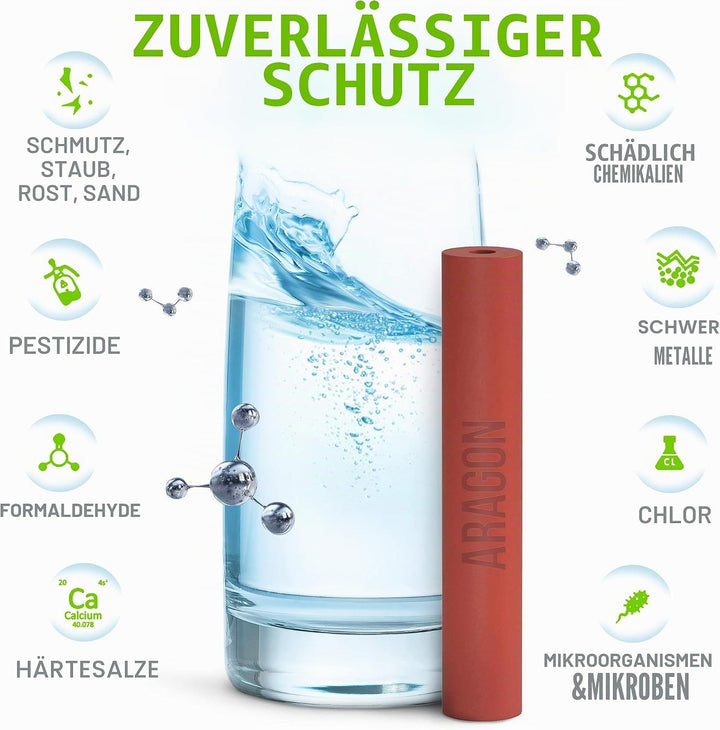 Aragon Filterkartusche für Geyser Euro Wasserhahnfilter Ersatzfilter Geyser Euro