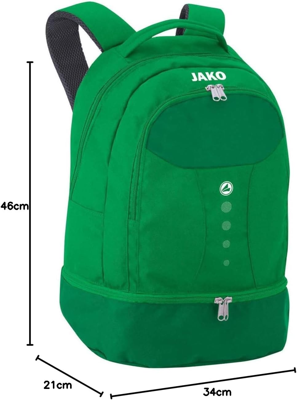 JAKO Striker Rucksack Ohne Geschlecht EMPTY/NO SIZE Sportgrün, EMPTY/NO SIZE Sportgrün