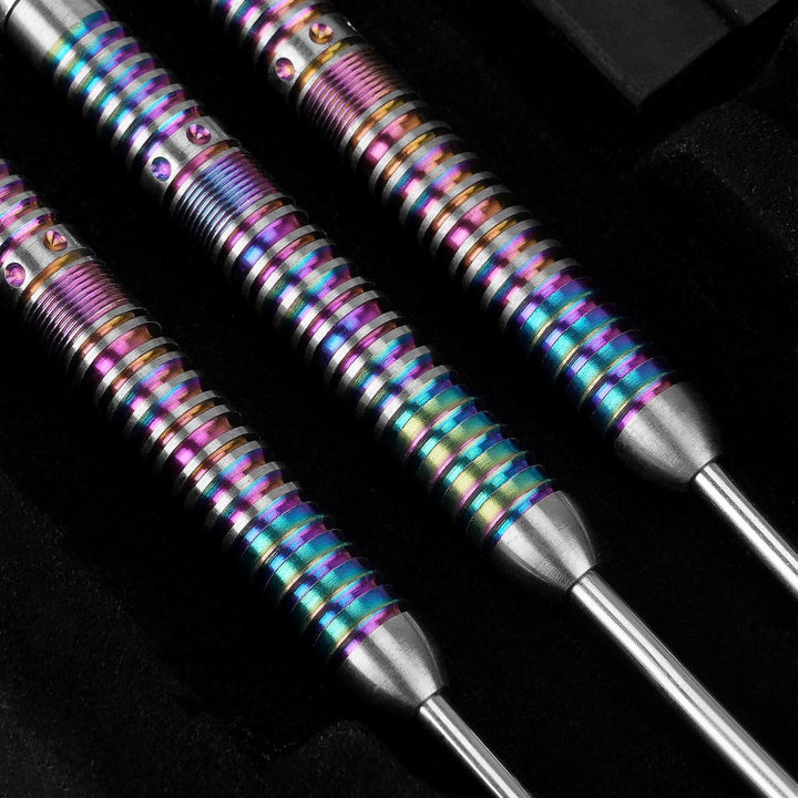 WIN.MAX Dartpfeile mit Metallspitze 90% Tungsten 3 Stück 90% Wolfram Stahl Darts 18-28 Gramm Dart pr