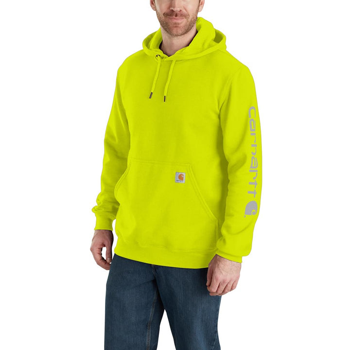 Carhartt Herren Loose Fit Midweight Sweatshirt S Brite Lime, S Brite Lime