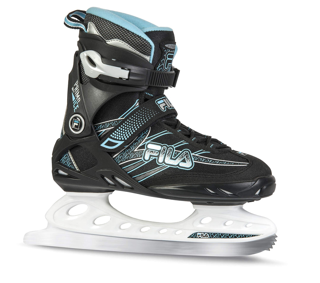 FILA Damen Schlittschuhe Primo Ice UK 6/ EU 39 Schwarz/Hellblau, UK 6/ EU 39 Schwarz/Hellblau