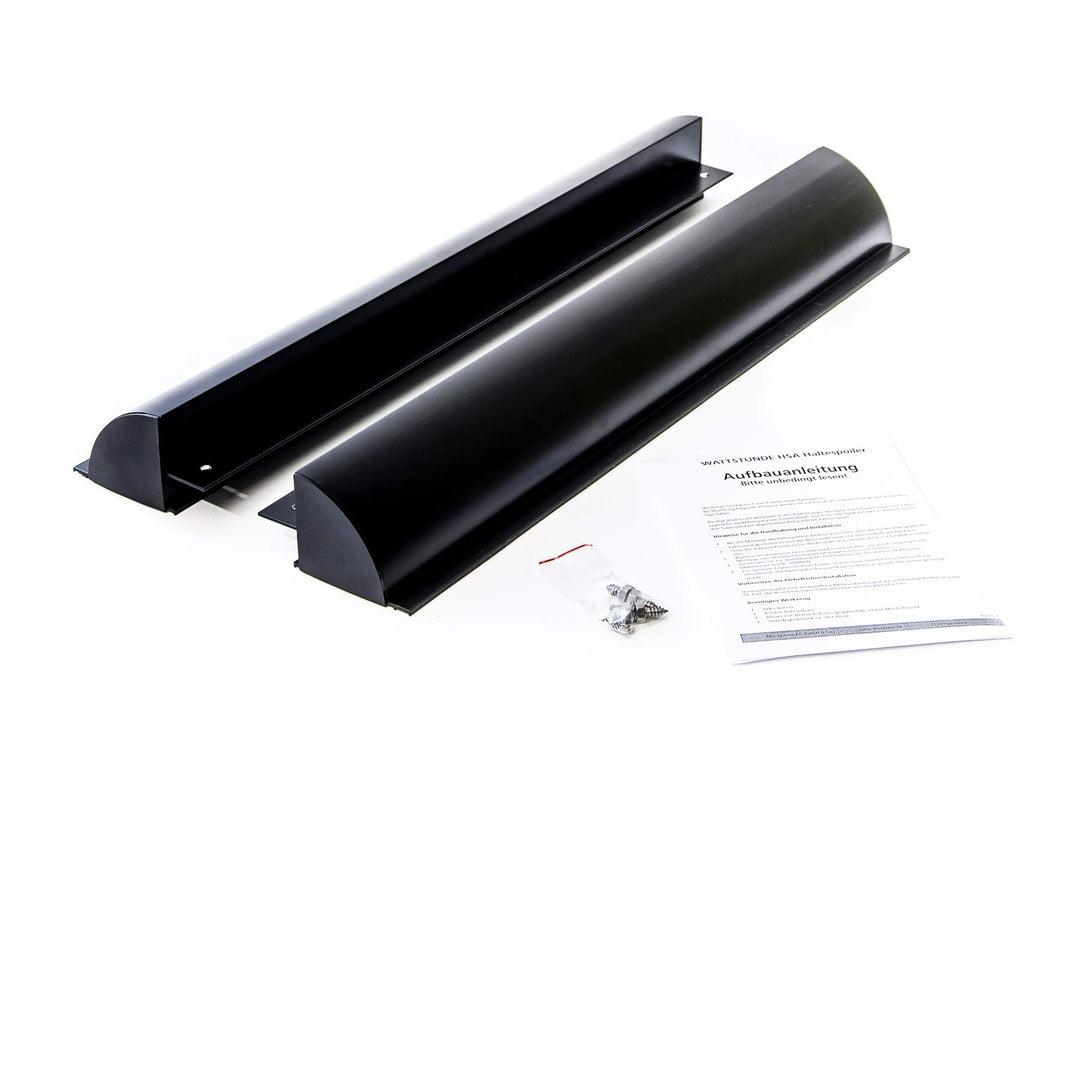 WATTSTUNDE Solarmodul Kabeldurchführung - Haltespoiler Dachbefestigungen Dachdurchführung in schwarz