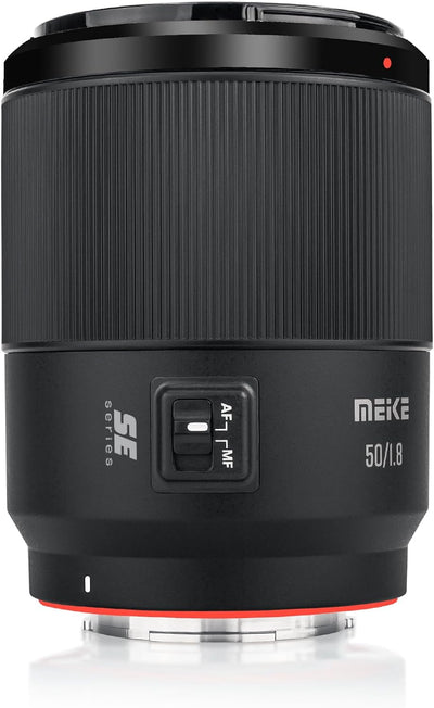 Meike 50 mm F1.8 Autofokus STM Schrittmotor Vollformat-Porträt-Objektiv kompatibel mit Sony E-Mount-