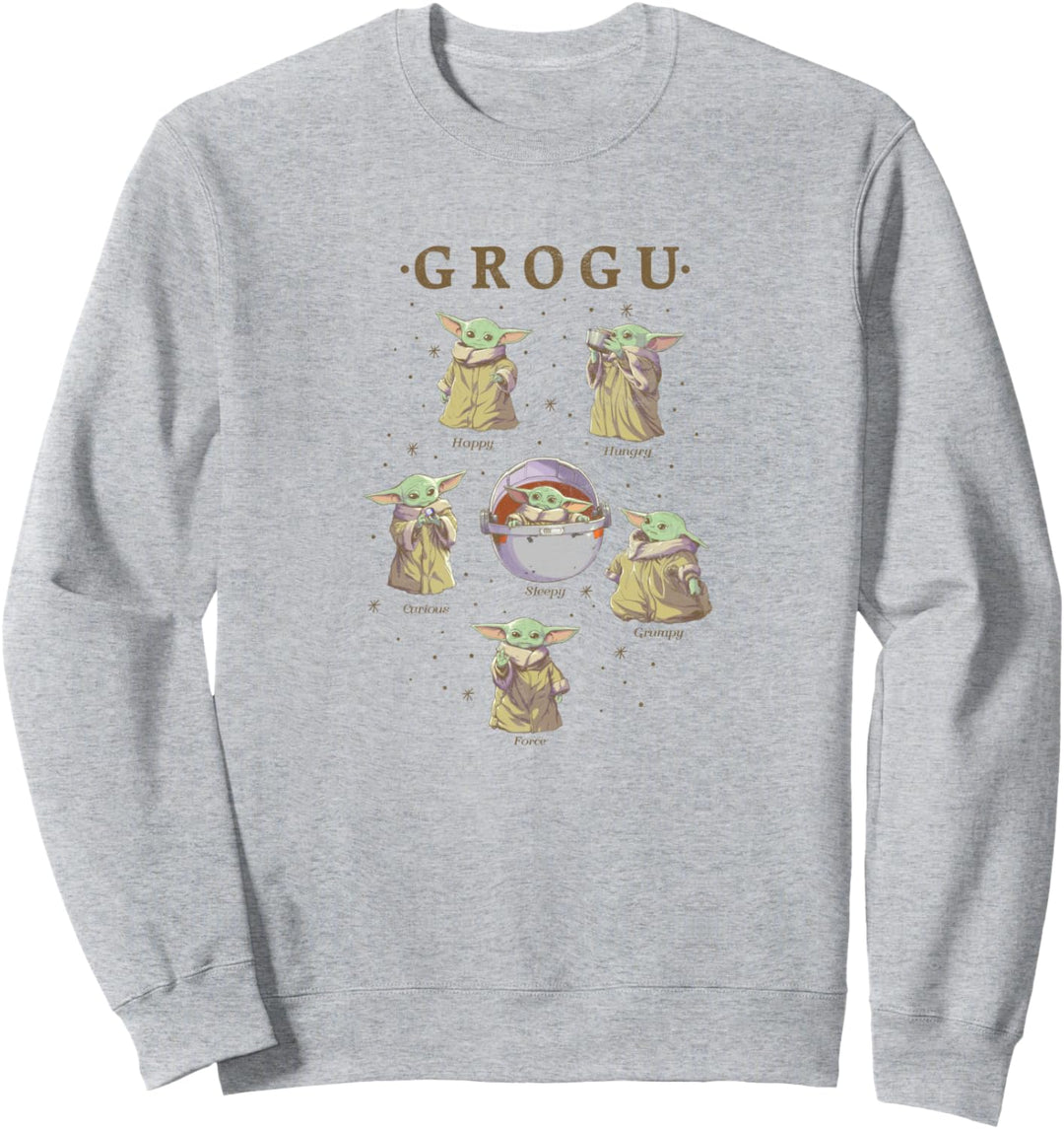 Star Wars: The Mandalorian Grogu Moods R16 Sweatshirt
