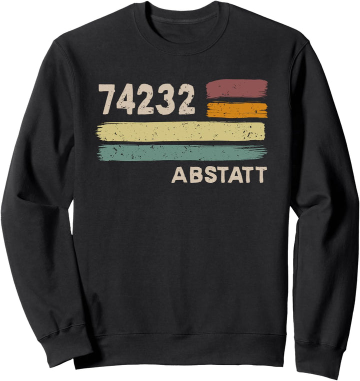 Retro 74232 Abstatt Vintage Gemeinde PLZ Sweatshirt