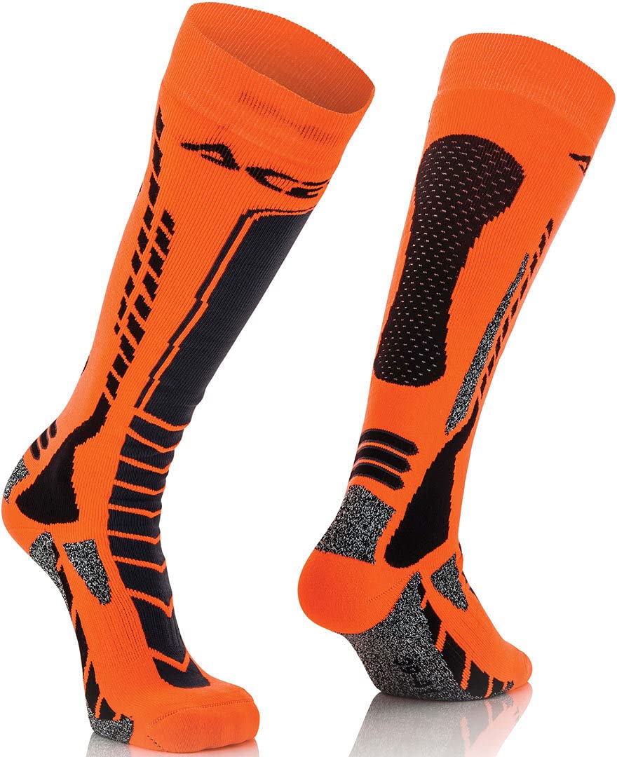 Acerbis Socken MX Pro schwarz/orange XXL