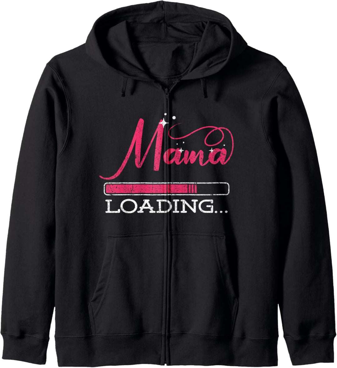 Mama Loading Mutter Nachwuchs Baby Kinder Geschenk Kapuzenjacke