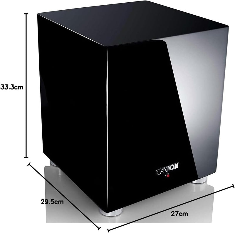 Canton SUB 601 HiFi Subwoofer Schwarz 280W 30Hz - 200Hz