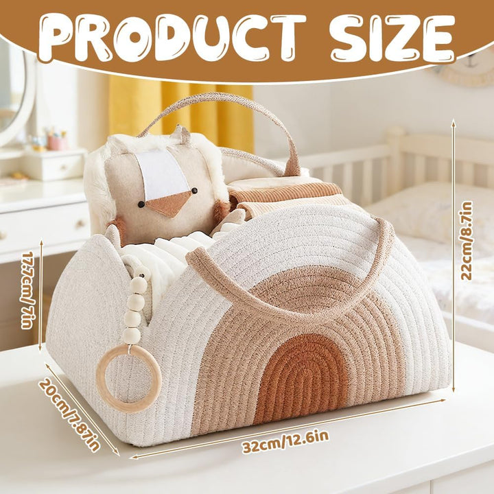 ADDLIVE Wickeltasche Organizer, Wickeltisch Organizer, Wickelorganizer, Wickelkorb, Baby Organizer m