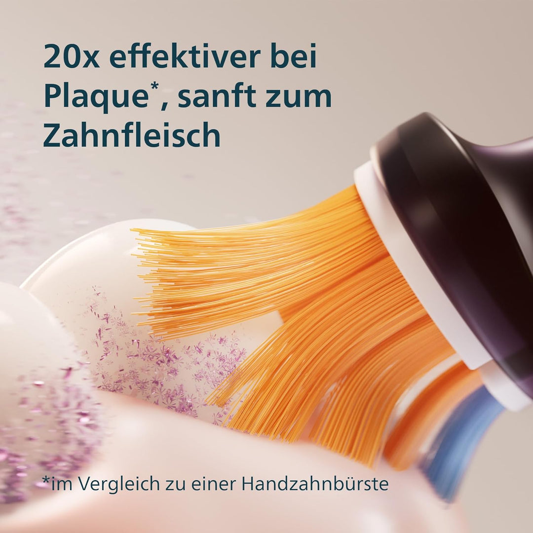 Philips Sonicare DiamondClean Smart 9400 elektrische Zahnbürste, Schallzahnbürste mit App, Drucksens