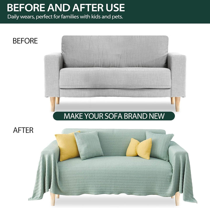 PETCUTE Überwurf Couch Tagesdecke Mehrzweck Sofa Überwurf Dekorative Stuhl Wandteppich Tagesdecke He