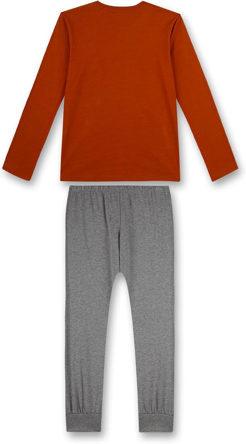 Sanetta Jungen-Schlafanzug Rot | Hochwertiger und bequemer Schlafanzug aus Baumwolle für Jungen. Pyj