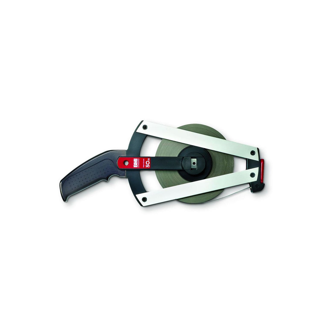 BMI 2397373 Stahlbandmass 100-AF mit Teilung im Standard Rahmen, 13 mm x 100 m