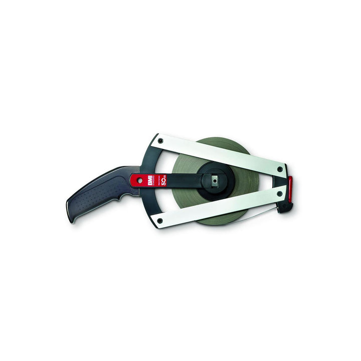 BMI 2397373 Stahlbandmass 100-AF mit Teilung im Standard Rahmen, 13 mm x 100 m