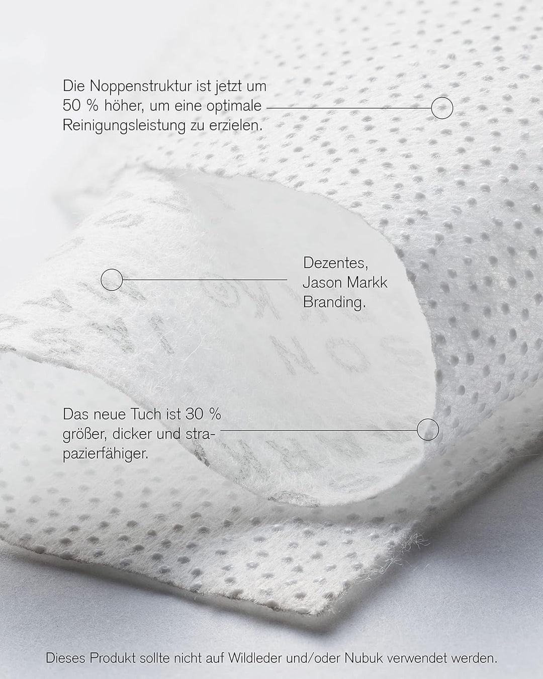 Jason Markk Quick Wipes, Schuhreiniger, Pflege für Sportschuhe, 30er Pack, Einzeln verpackt, Ideal f