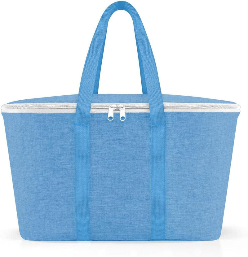 reisenthel coolerbag Twist Azure – Kühltasche mit Obermaterial aus recycelten PET-Flaschen – Ideal f