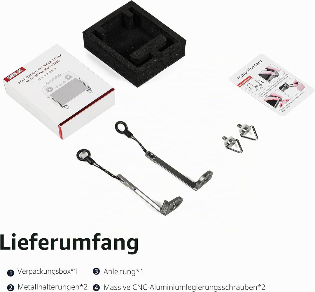 STARTRC 2-IN-1 Avata 360 Fly More Combo Gurt Metallbefestigungen für DJI LITO X1/RC/RC 2 Mini 5/4/3