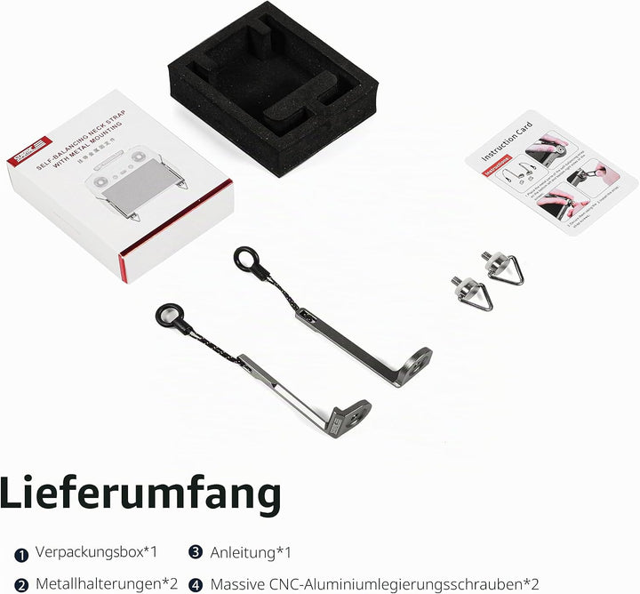 STARTRC 2-IN-1 Avata 360 Fly More Combo Gurt Metallbefestigungen für DJI LITO X1/RC/RC 2 Mini 5/4/3