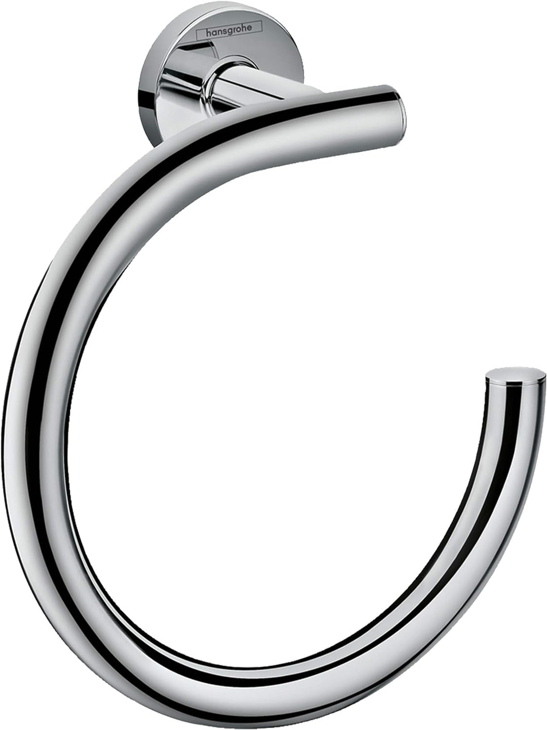 hansgrohe Logis Universal Handtuchring/Handtuchhalter rund (Badzubehör) Chrom, Handtuchring