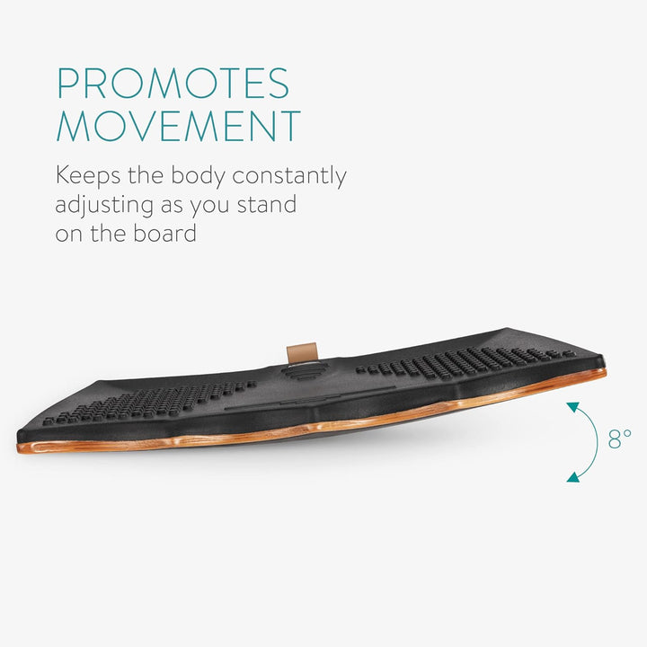 Navaris Anti-Ermüdungsplatte für Steharbeitsplatz - ergonomische Anti Ermüdungsmatte - Stehmatte für