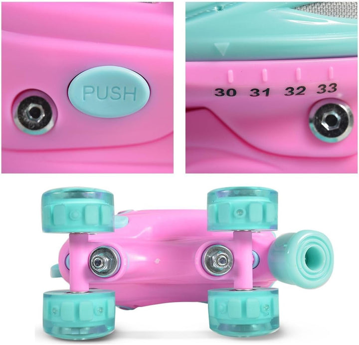 Byox Rollschuhe Ariel, leuchtende PU-Rollen, ABEC-5 Lager, Verschiedene Grössen 38-41, 38-41