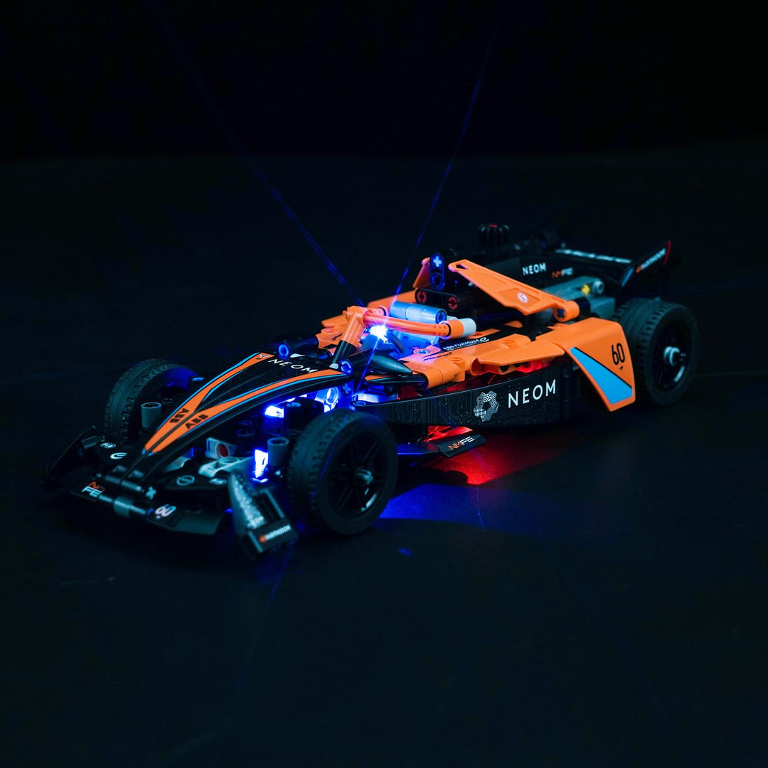 Led Licht Set für Lego Technic NEOM McLaren Formula E Race Car (Kein Lego), Dekorationsbeleuchtungss