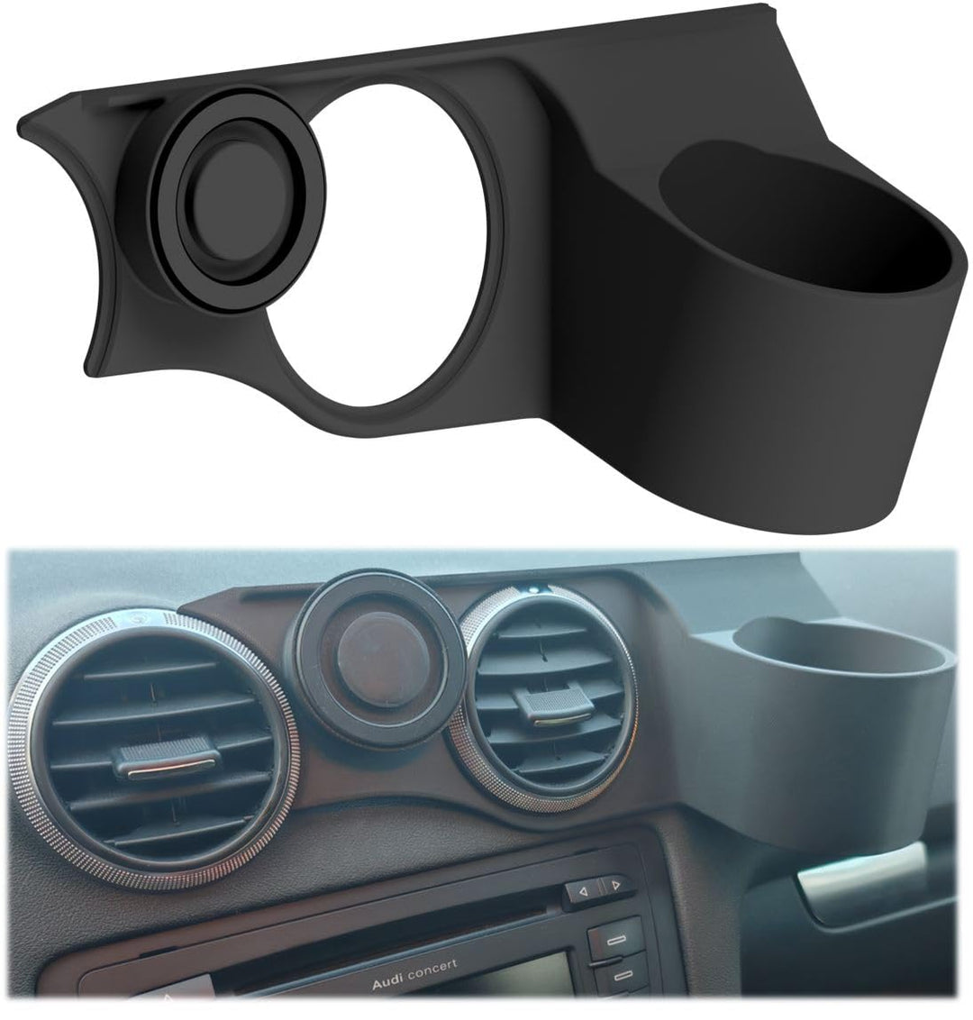 Generisch Handyhalterung kompatibel mit Audi A3 8P (BJ 2004-2013) Plus Getränkehalter, Plus Getränke