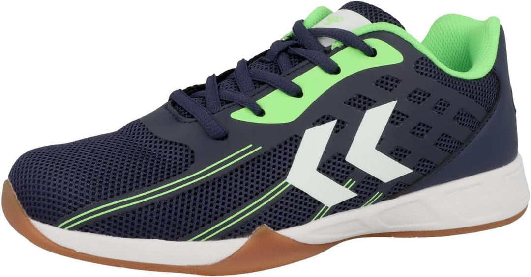 hummel Multisport Shoe Root Elite Handball Erwachsene Grösse 37.5 EU Schmal Blau, 37.5 EU Schmal Bla
