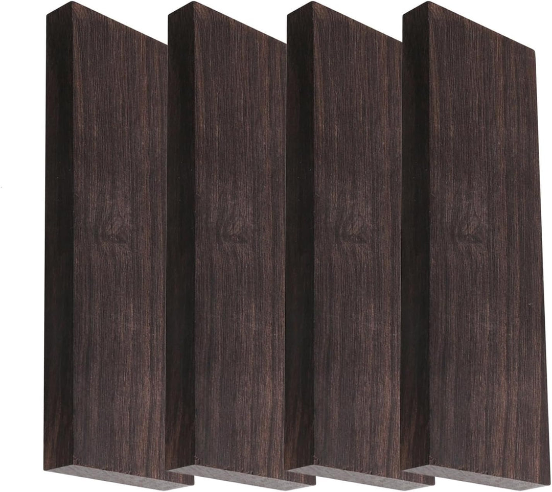 Generisch Schwarzes Ebenholz,4.7"x1.57"x0.39"Black Ebony Lumber Original Wood Timber | Holz Afrikani